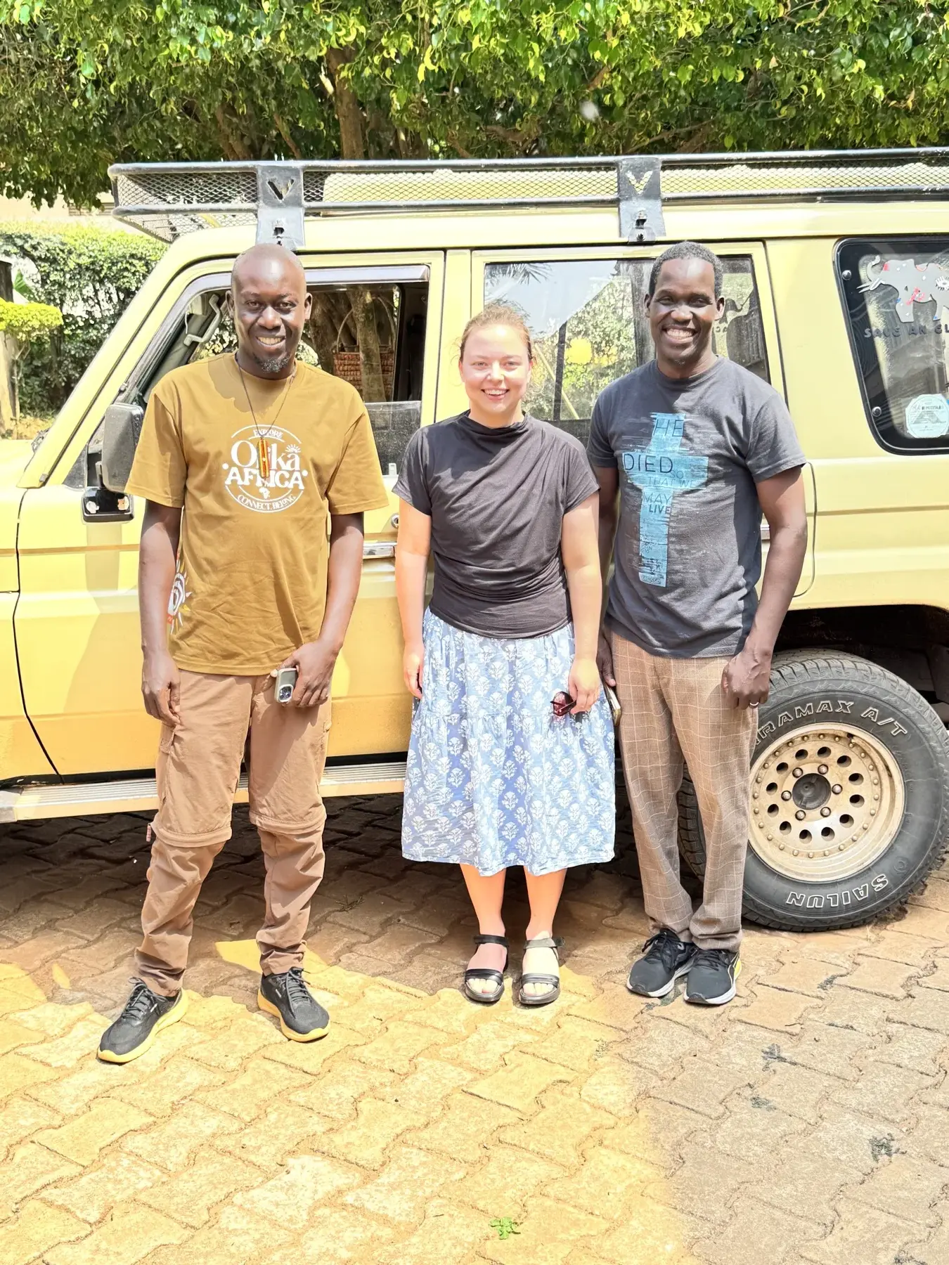 Taylah-Jade Fitzgerald, who travelled with Orika Africa